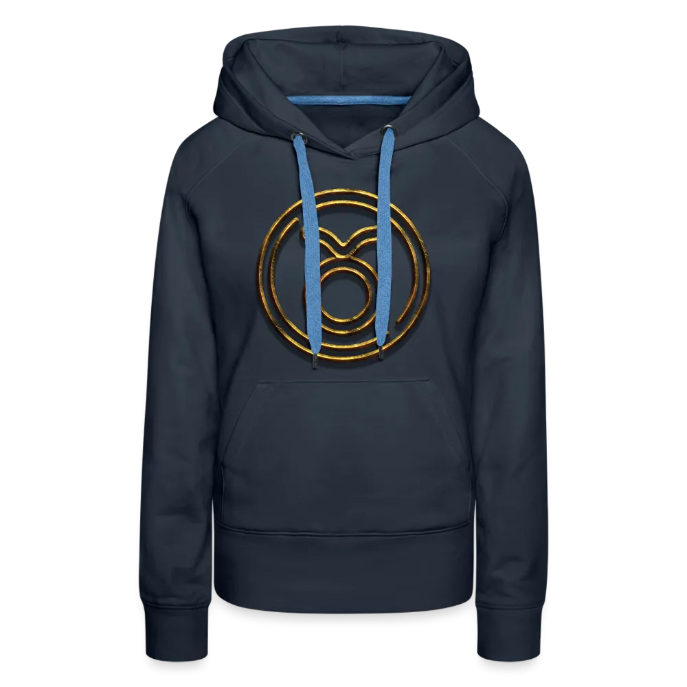 Taurus 3D Gold Women’s Premium Hoodie