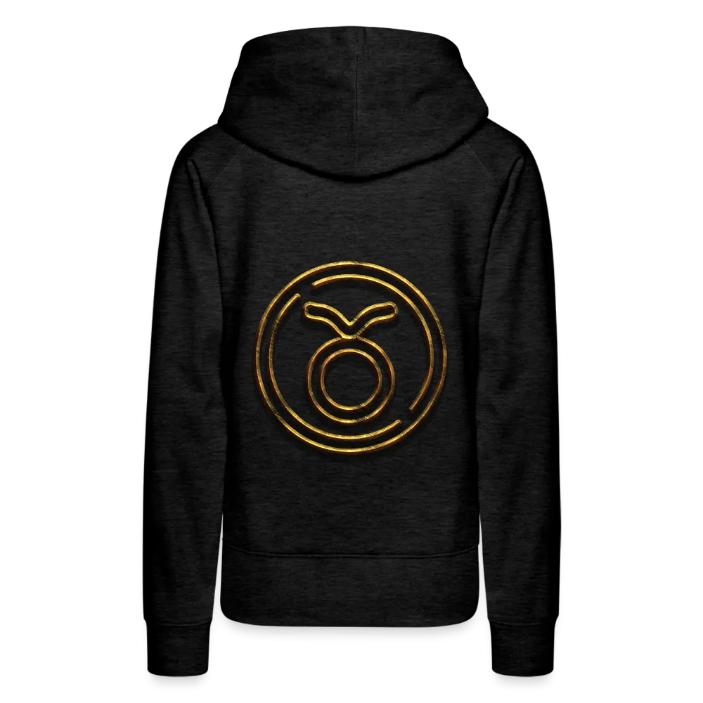 Taurus 3D Gold Women’s Premium Hoodie