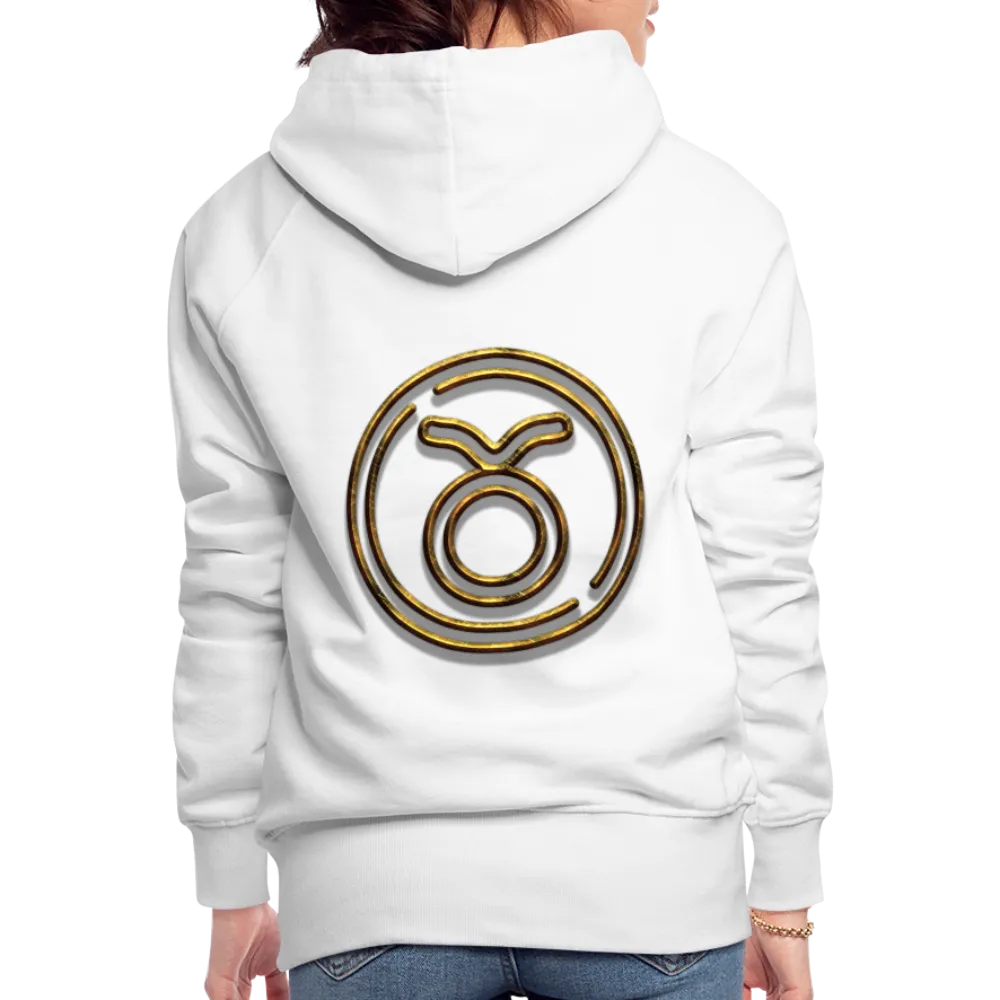 Taurus 3D Gold Women’s Premium Hoodie