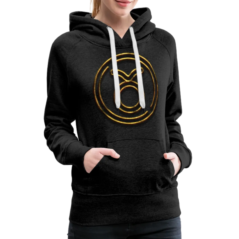 Taurus 3D Gold Women’s Premium Hoodie