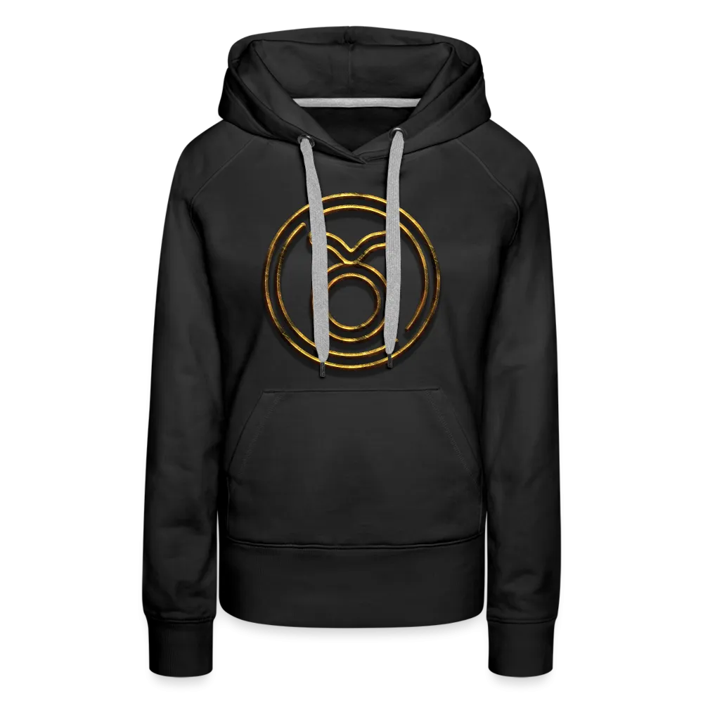 Taurus 3D Gold Women’s Premium Hoodie