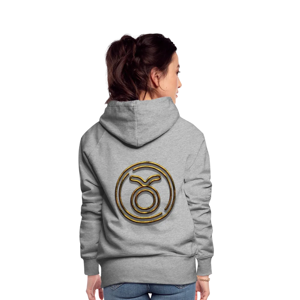 Taurus 3D Gold Women’s Premium Hoodie