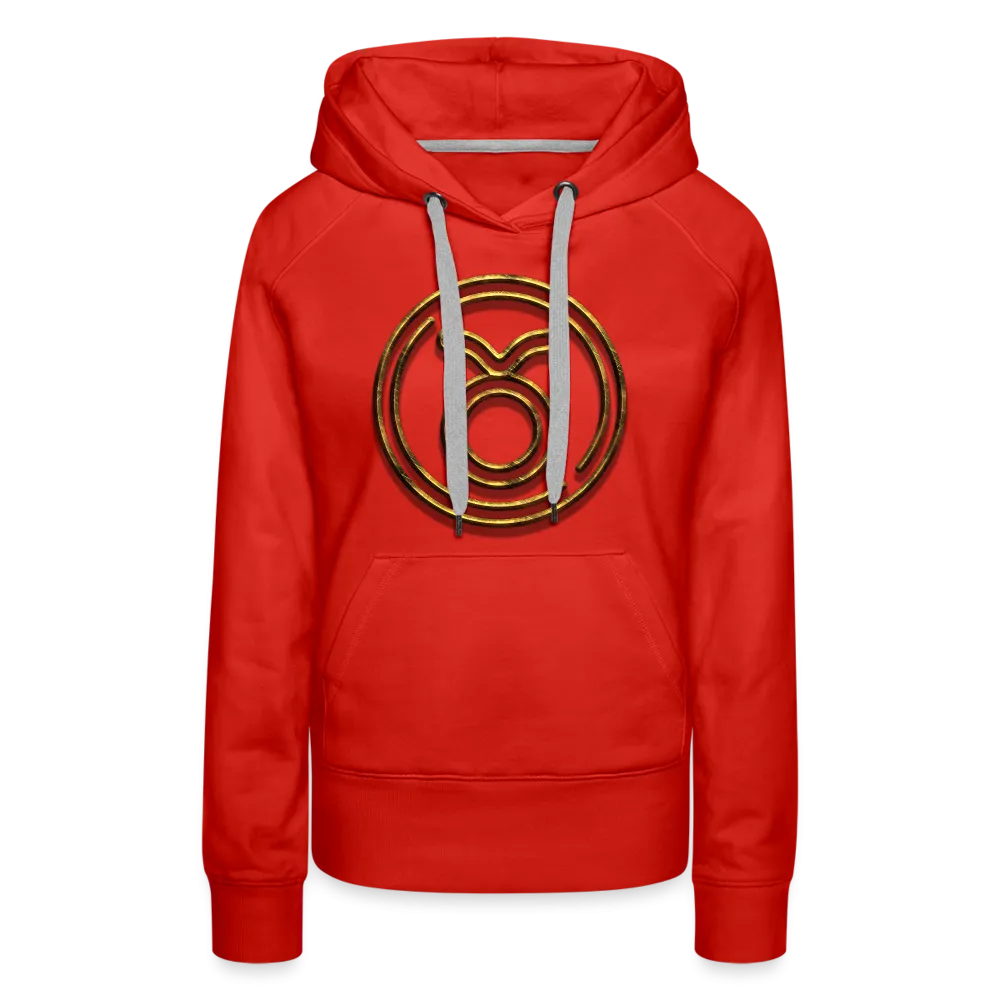 Taurus 3D Gold Women’s Premium Hoodie