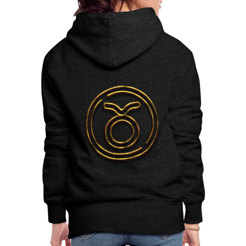 Taurus 3D Gold Women’s Premium Hoodie