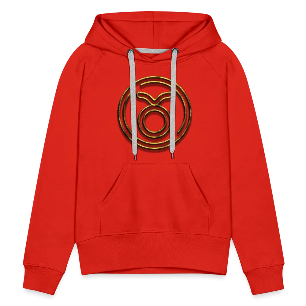 Taurus 3D Gold Women’s Premium Hoodie