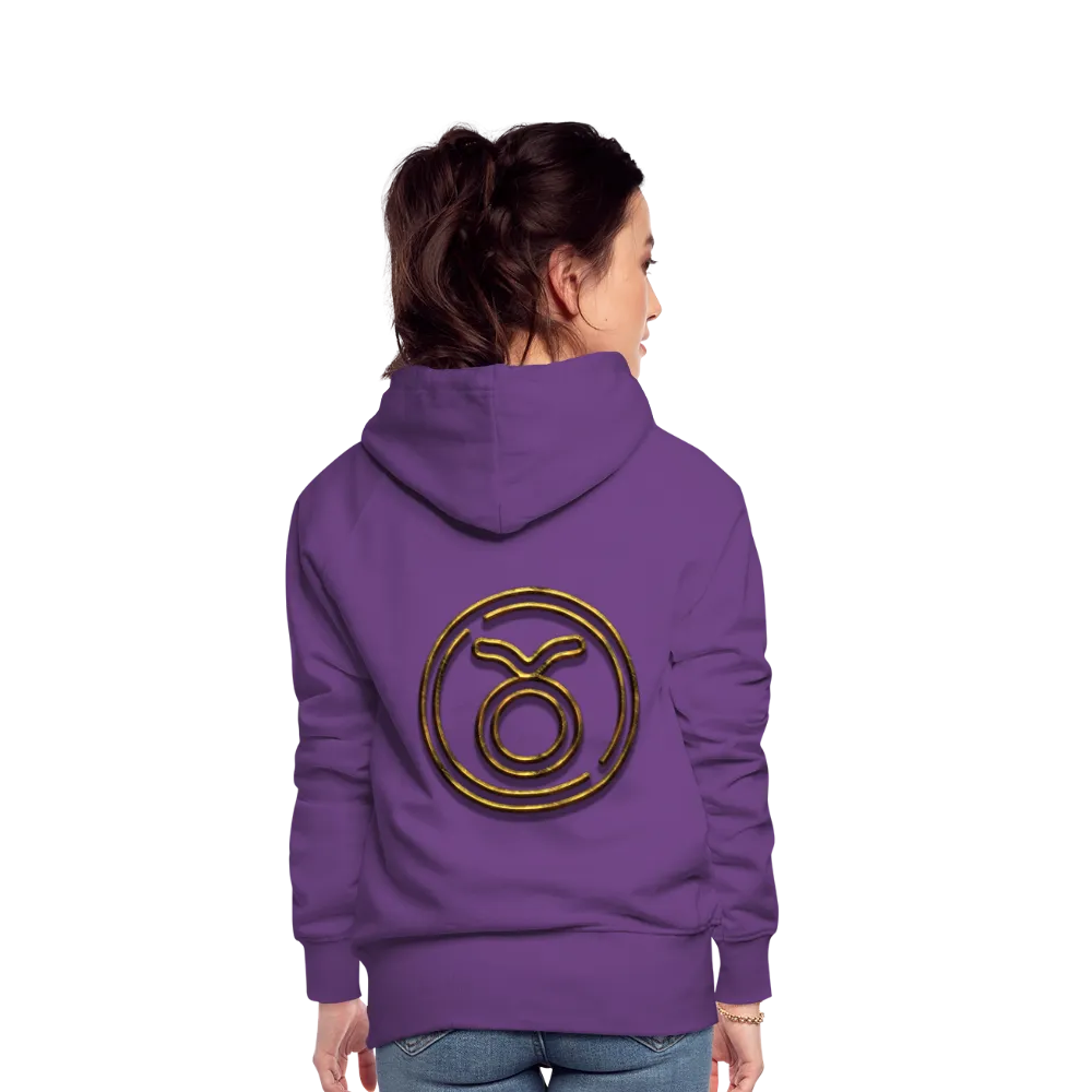 Taurus 3D Gold Women’s Premium Hoodie