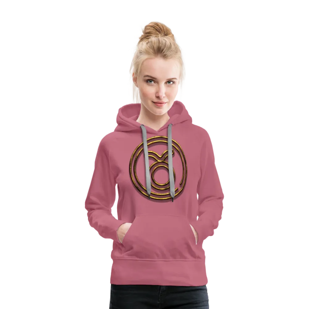 Taurus 3D Gold Women’s Premium Hoodie