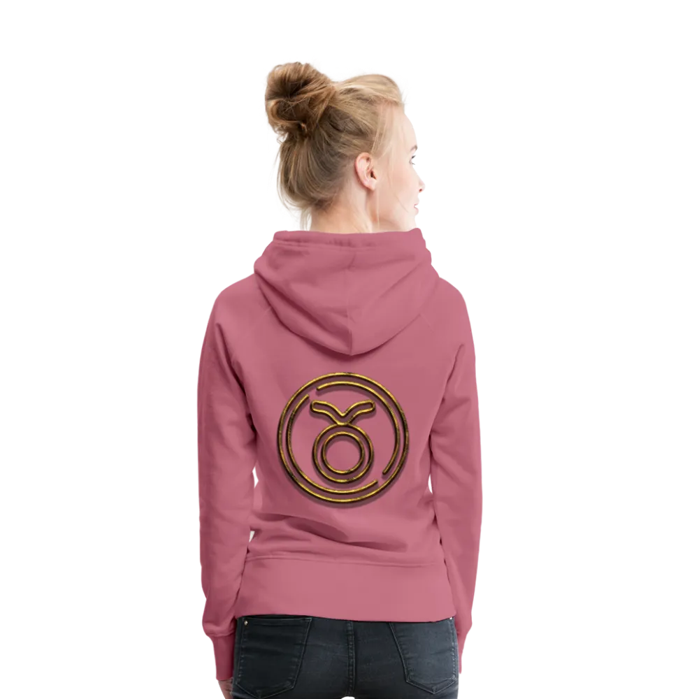 Taurus 3D Gold Women’s Premium Hoodie