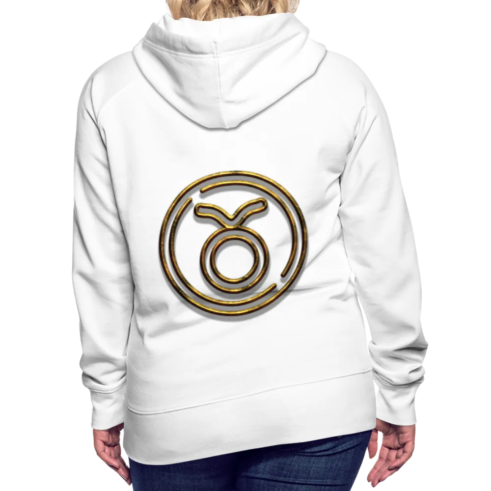 Taurus 3D Gold Women’s Premium Hoodie