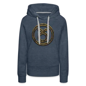 Taurus 3D Gold Women’s Premium Hoodie