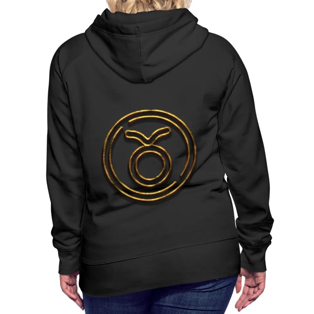 Taurus 3D Gold Women’s Premium Hoodie