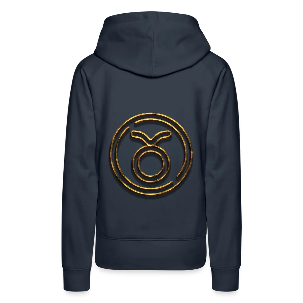 Taurus 3D Gold Women’s Premium Hoodie