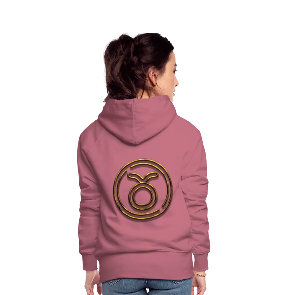 Taurus 3D Gold Women’s Premium Hoodie