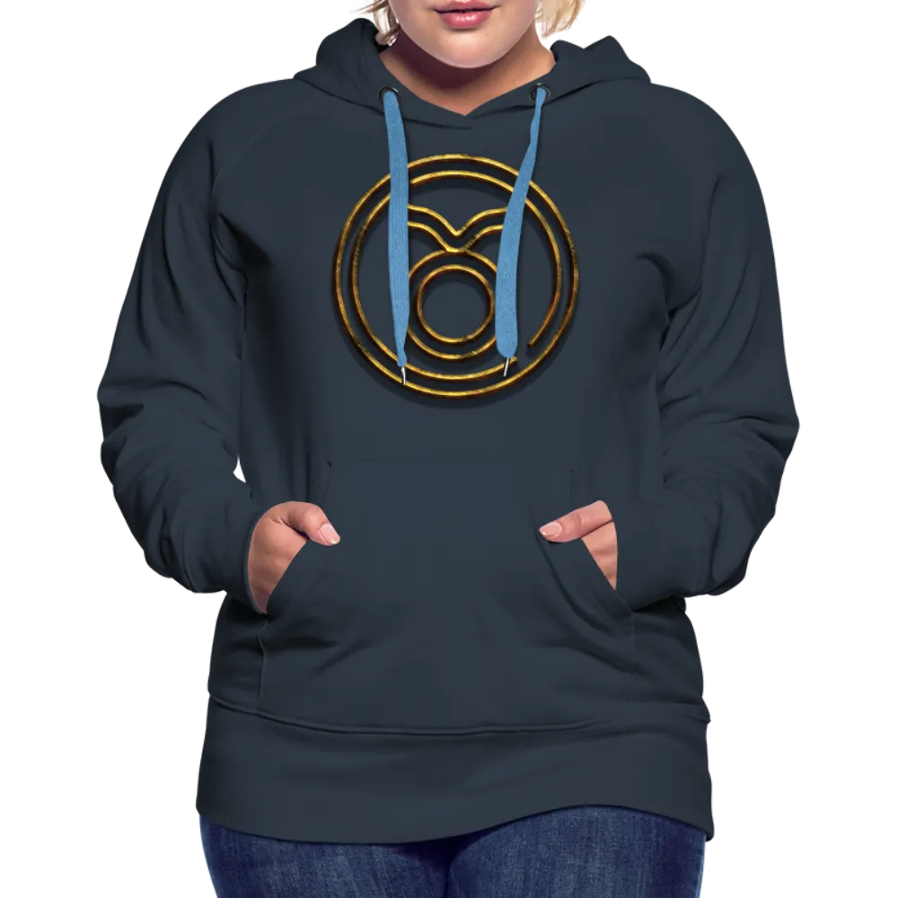 Taurus 3D Gold Women’s Premium Hoodie