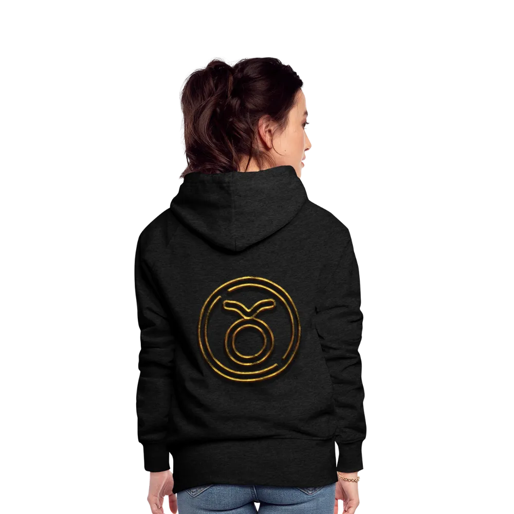 Taurus 3D Gold Women’s Premium Hoodie