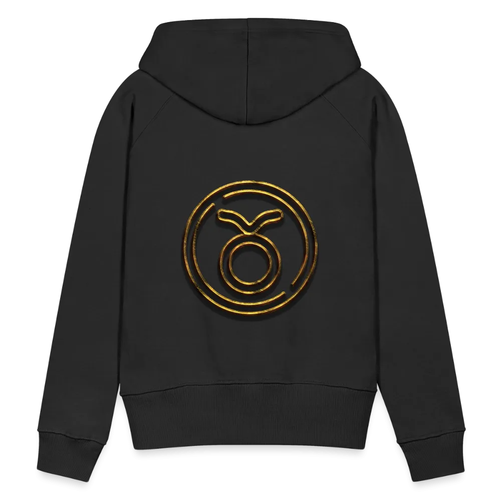 Taurus 3D Gold Women’s Premium Hoodie