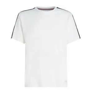 Tommy Hilfiger Men TH Established SS Tee Logo - Ecru