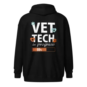 Vet Tech in progress Unisex Zip Hoodie