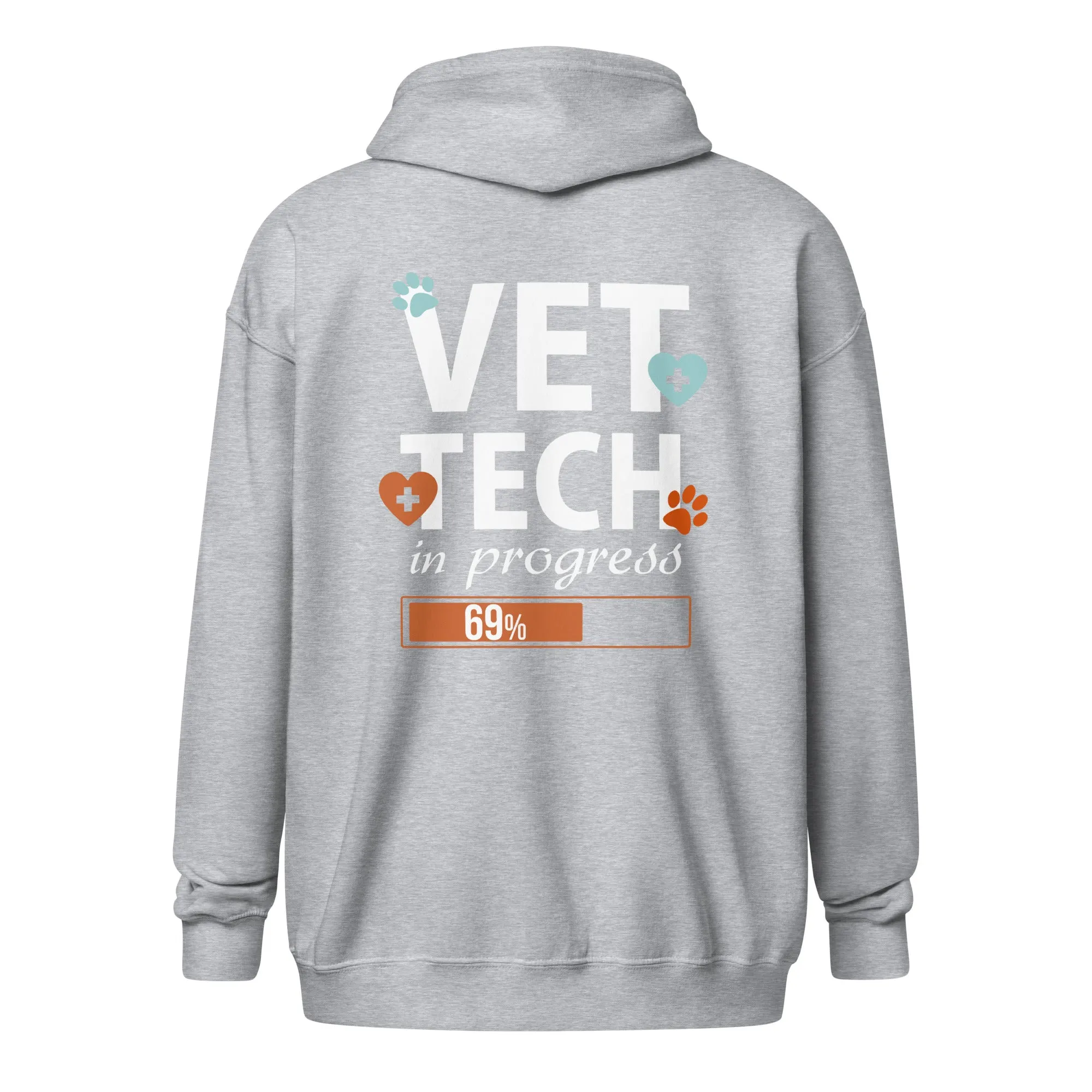 Vet Tech in progress Unisex Zip Hoodie