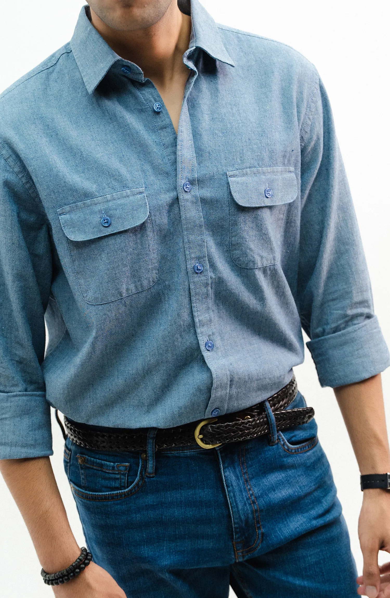 Washed - Chambray Denim Shirt