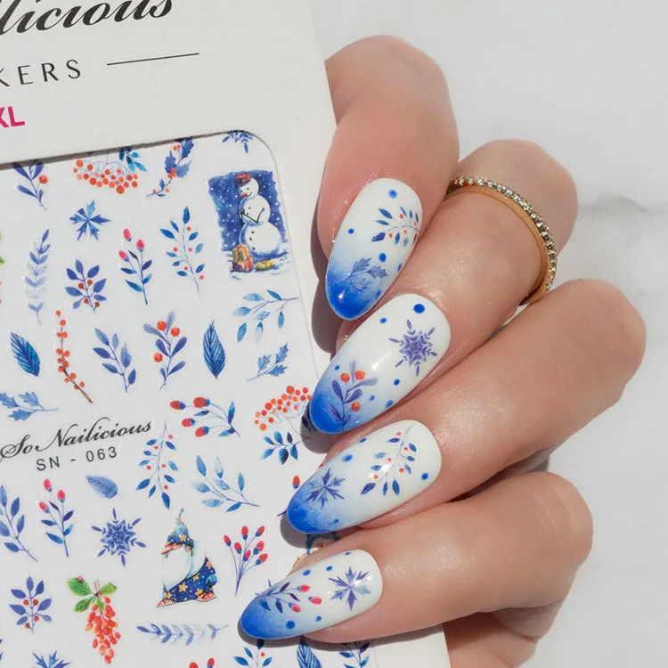 Winter Wonderland Nail Stickers - ONLY 2 LEFT!