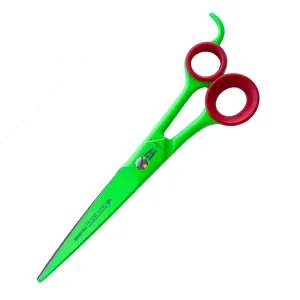 Witte Roseline 8.25" Straight Scissors - Art Series - Neon Green